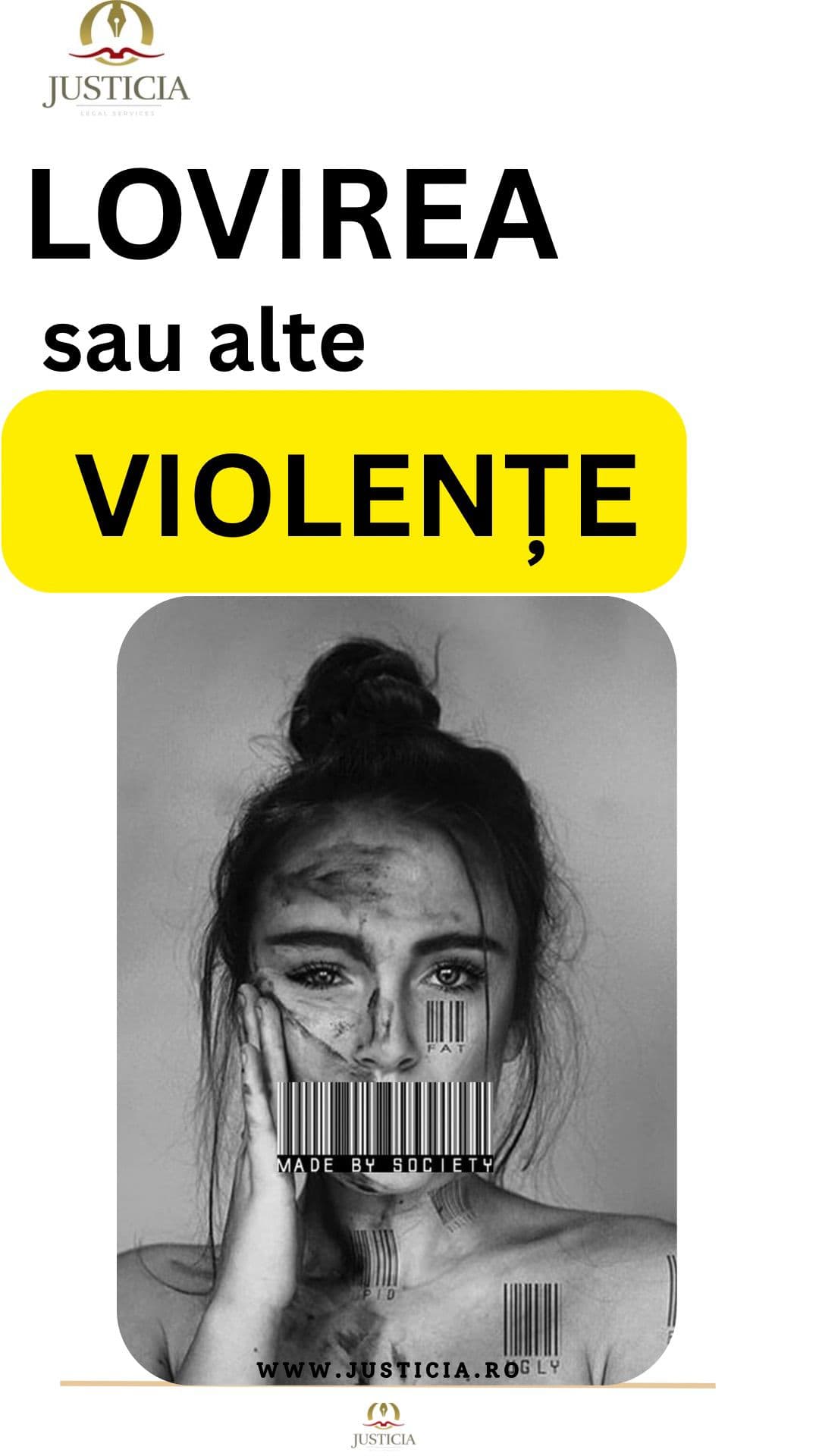 Pedeapsa pentru lovirea sau alte violențe