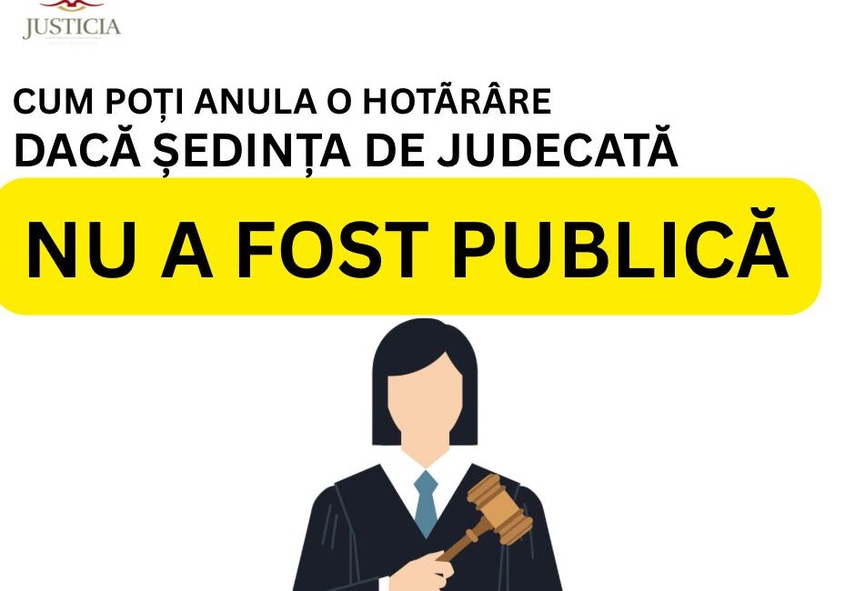 Cum Poți Anula O Hotărâre Dacă Ședința De Judecată Nu A Fost Publică? Anularea Hotărârii Judecătorești Penal 1 Cum Poți Anula O Hotărâre Dacă Ședința De Judecată Nu A Fost Publică