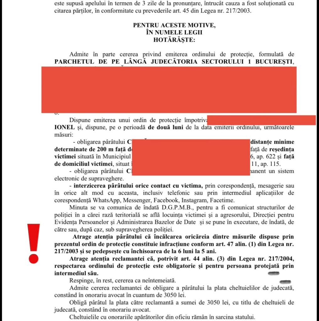 Încălcarea Ordinului De Protecție. Dosar Penal Pentru Nerespectarea Ordinului De Protecție. 4 Încălcarea Ordinului De Protecție. Dosar Penal Pentru Nerespectarea Ordinului De Protecție.
